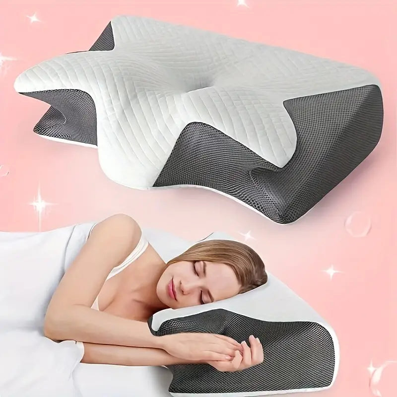 2-in-1 Ultimate Neck Relief Pillow – Ergonomic & Orthopedic Support