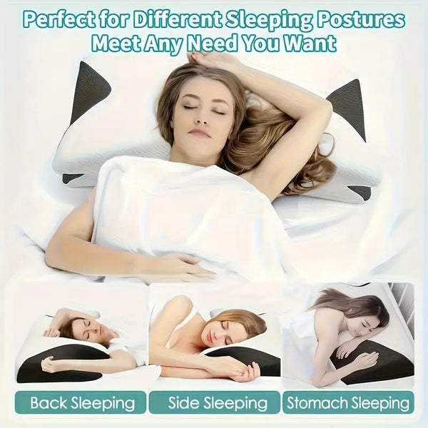 2-in-1 Ultimate Neck Relief Pillow – Ergonomic & Orthopedic Support